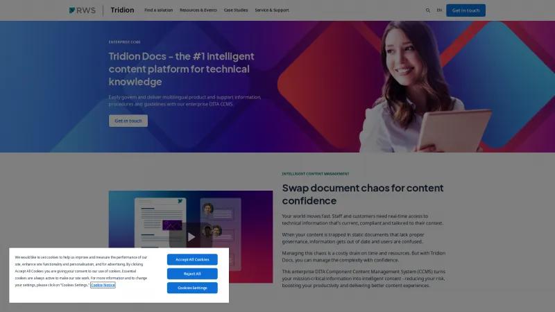 Homepage of Tridion Docs