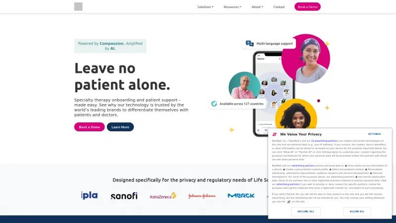 Homepage of RxPx