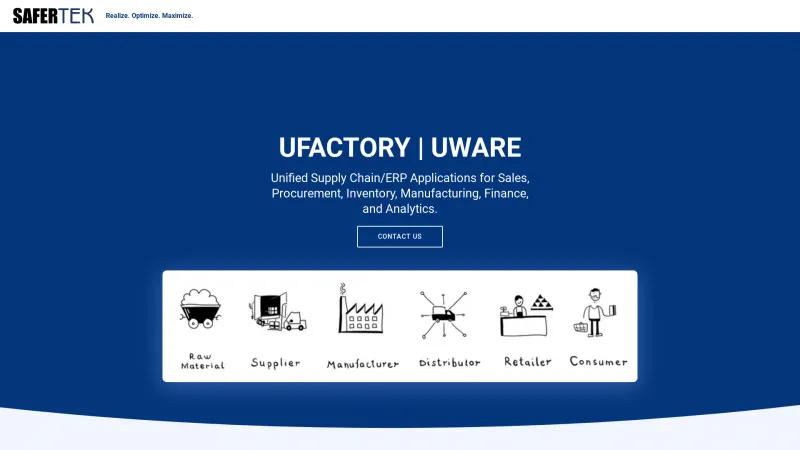 Homepage of UFACTORY