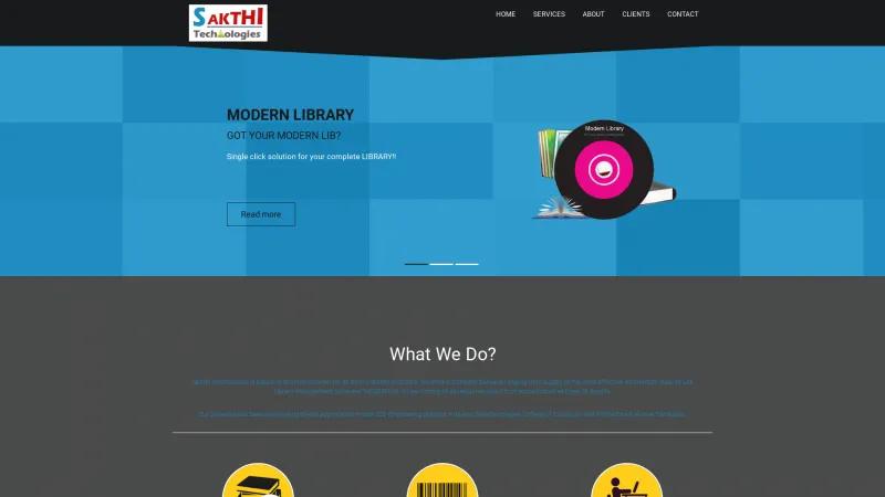 Homepage of MODERNLIB