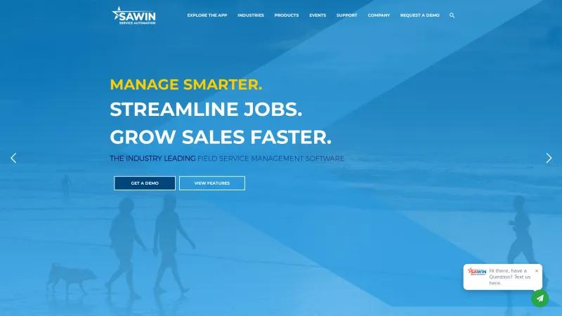 Homepage of SAWIN