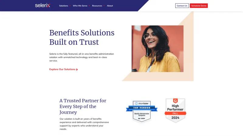 Homepage of BenSelect