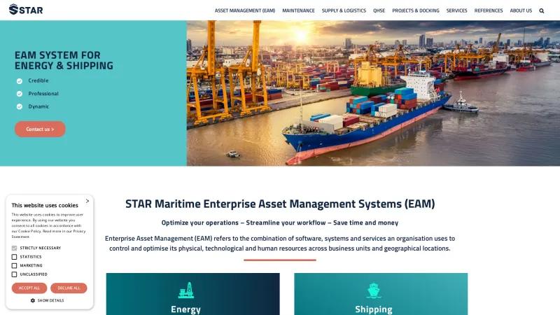 Homepage of Star EAM