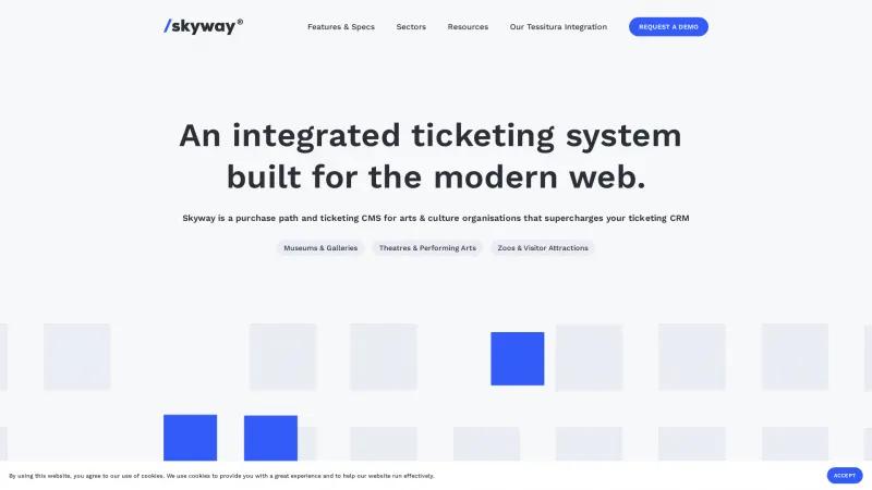 Homepage of Skyway