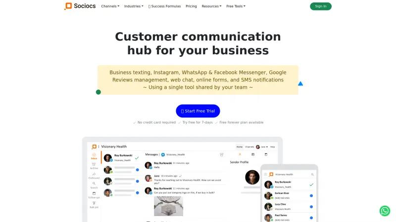 Homepage of Sociocs