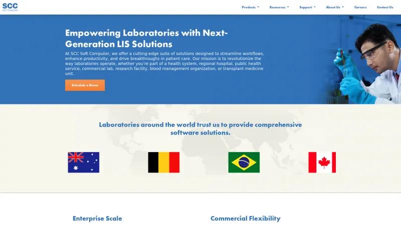 Homepage of SoftLab