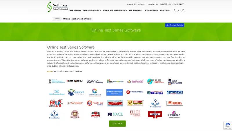 Homepage of Softfixer