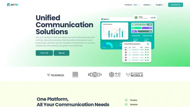 Homepage of SoftTop