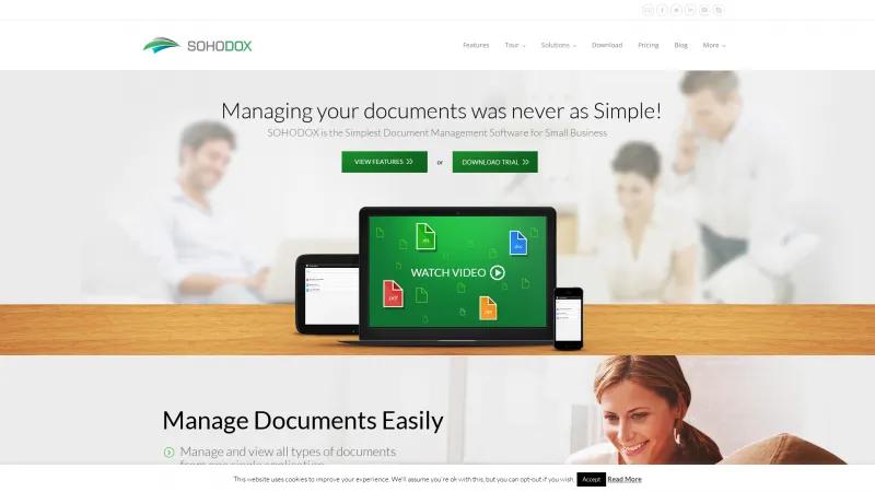 Homepage of SOHODOX