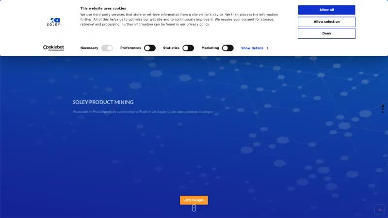 Transform Your Business with Soley's Innovative Product Mining Solutions for Enhanced Growth and Efficiency Homepage of Soley