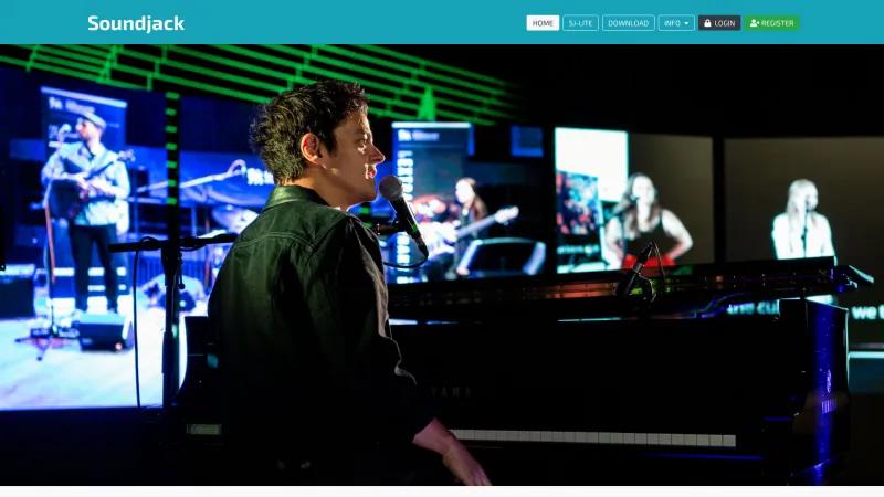 Homepage of Soundjack