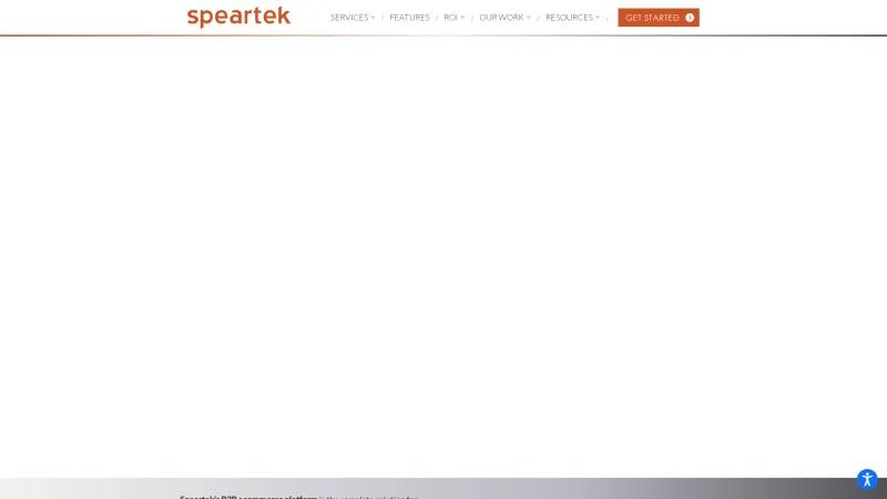 Homepage of Speartek