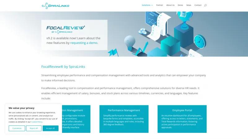 Homepage of FocalReview