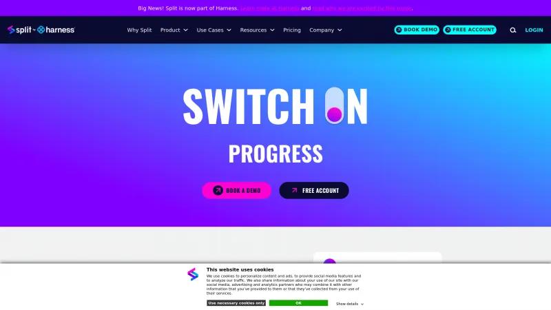 Homepage of Split