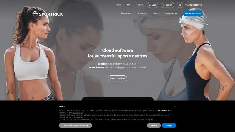 Homepage of SPORTRICK