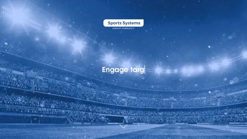 Homepage of Sports Systems