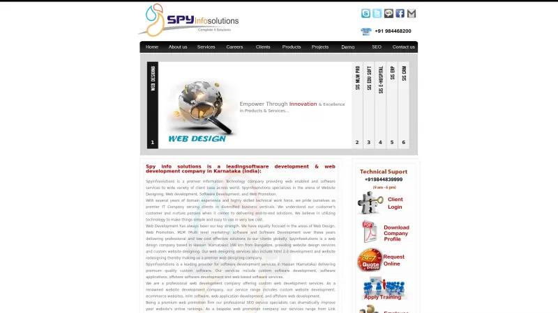 Homepage of SIS EDU SOFT