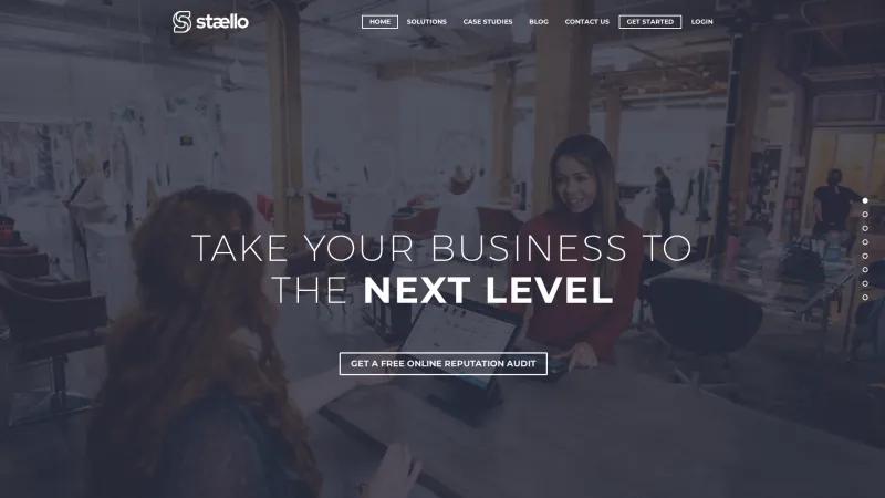 Homepage of Staello