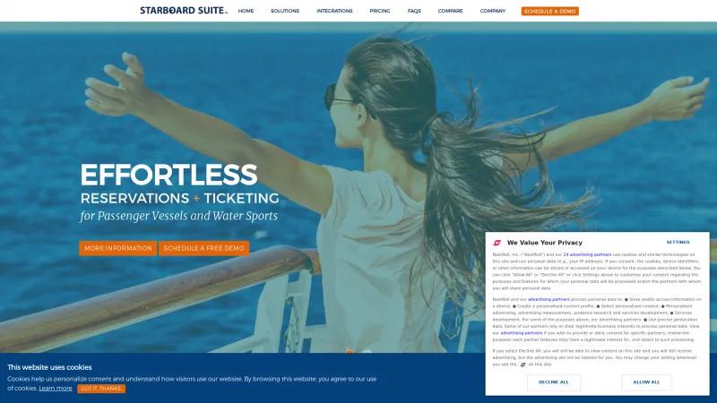 Homepage of Starboard Suite