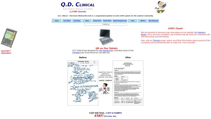 Homepage of Q.D. Clinical