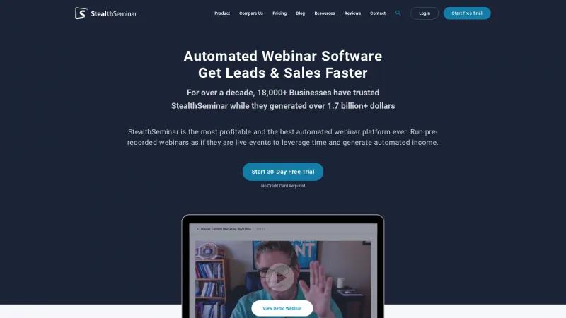 Homepage of StealthSeminar