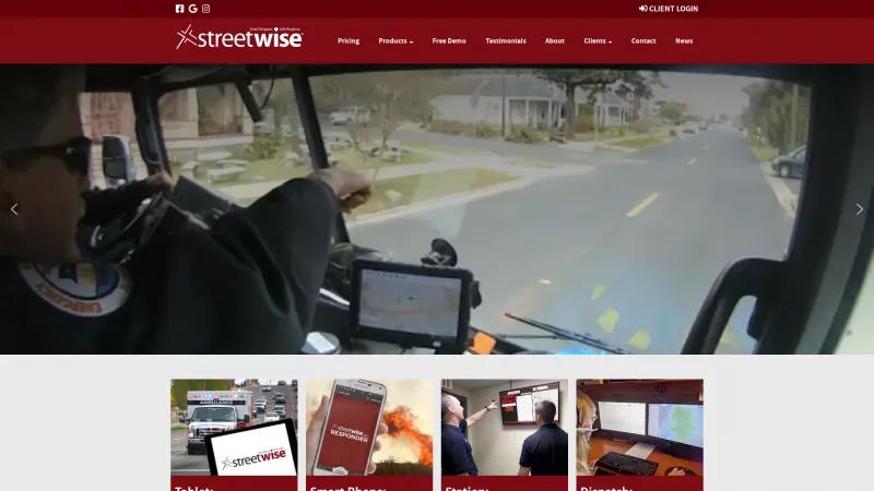 Homepage of StreetWise CADlink