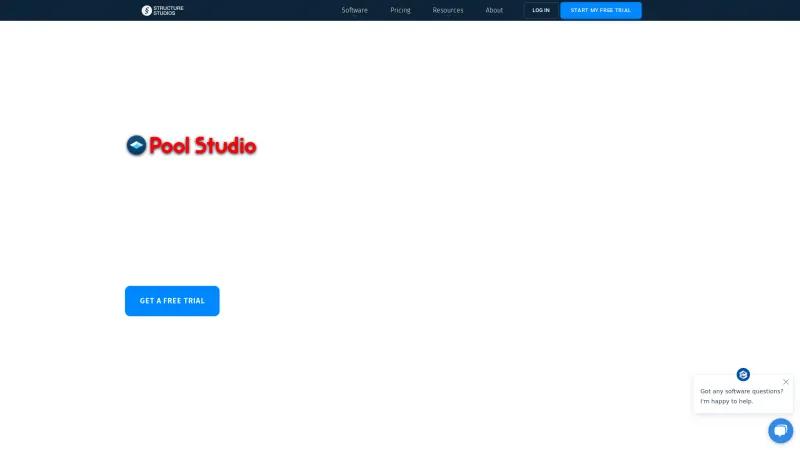 Homepage of Pool Studio