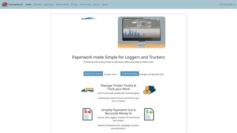 Homepage of StumpGeek