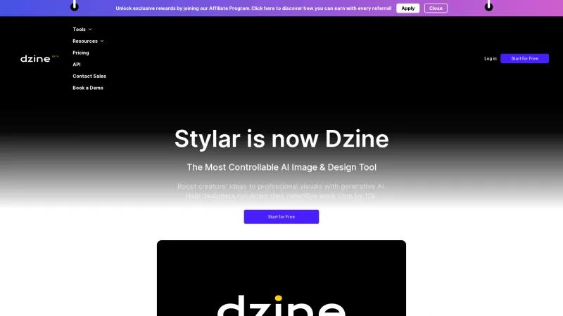 Homepage of Stylar