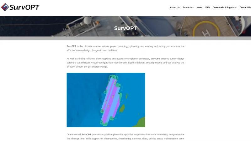 Homepage of SurvOPT