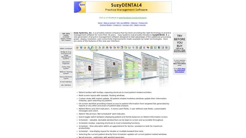 Homepage of SuzyDental 4