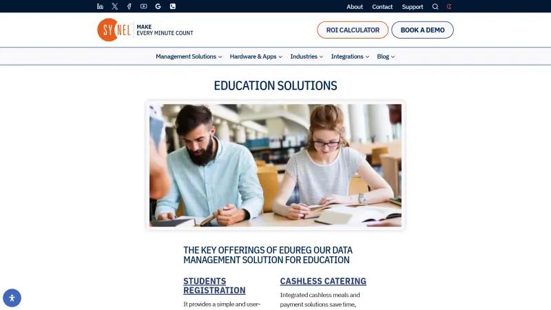 Homepage of EduReg