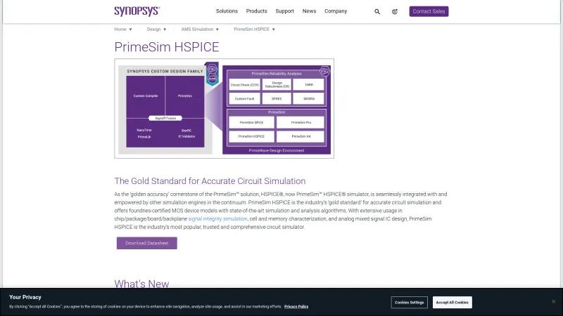 Homepage of HSPICE