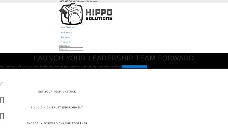 Homepage of HippoHub