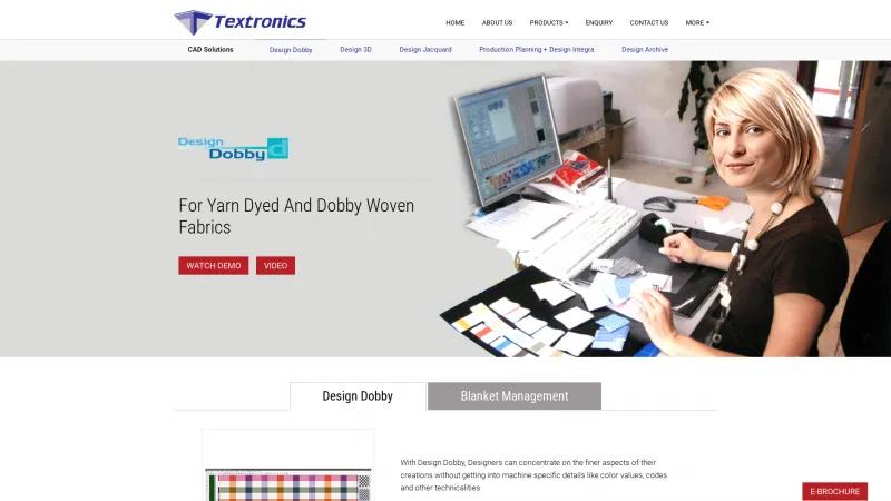 Homepage of Design Dobby