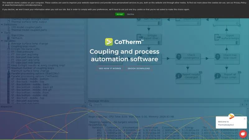 Homepage of CoTherm