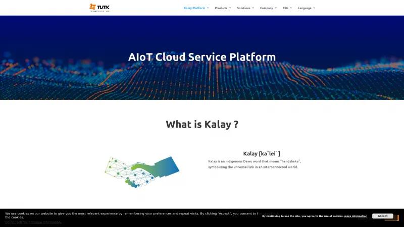 Homepage of Kalay Platform