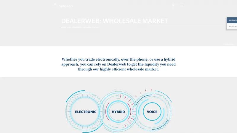 Homepage of Dealerweb