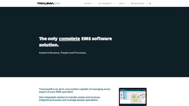 Homepage of Traumasoft