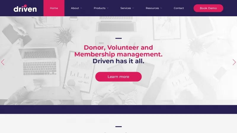 Homepage of Driven