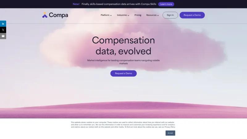 Homepage of Compa