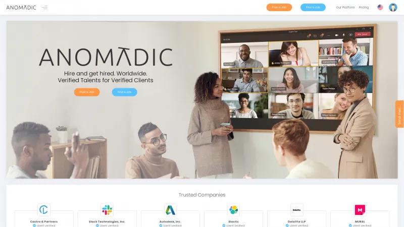 Homepage of Anomadic