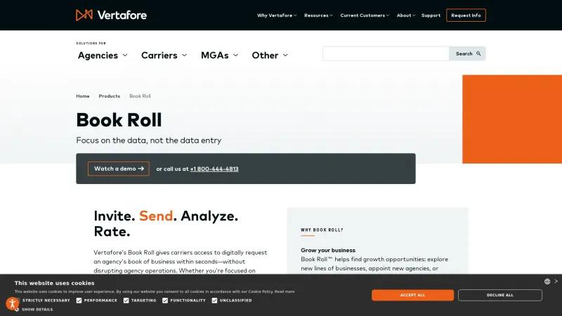 Homepage of Book Roll