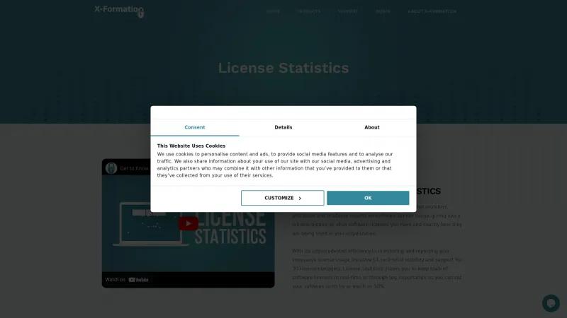 Homepage of License Statistics