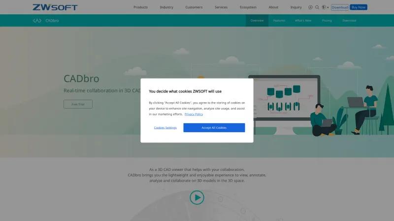 Homepage of CADbro