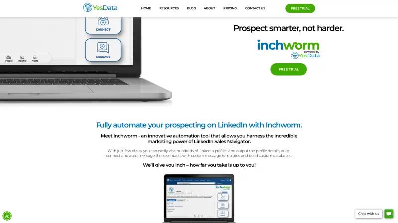 Homepage of Inchworm