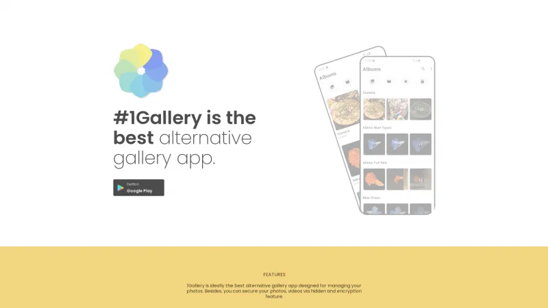 Homepage of 1Gallery