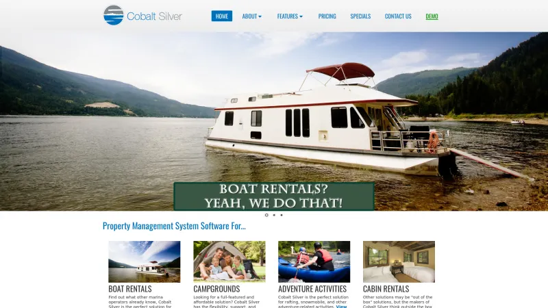 Homepage of Cobalt Silver