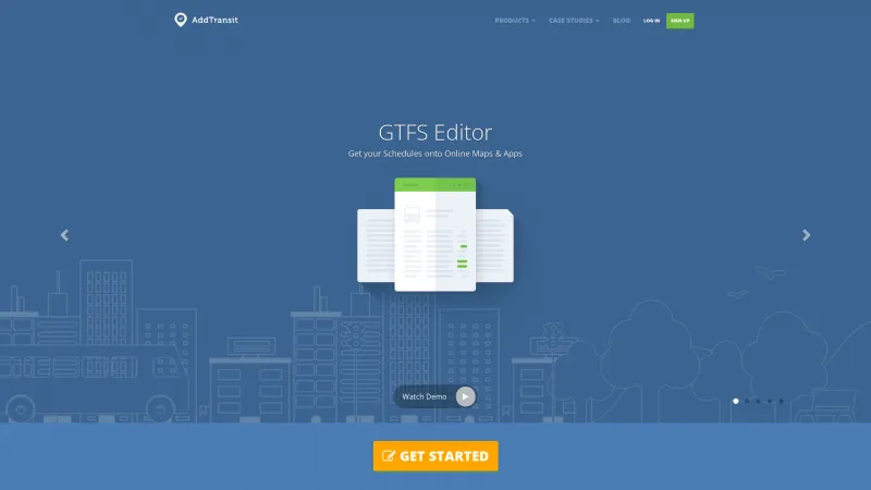 Homepage of AddTransit