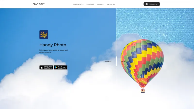 Homepage of Handy Photo